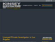 Tablet Screenshot of kinseyinvestigations.com